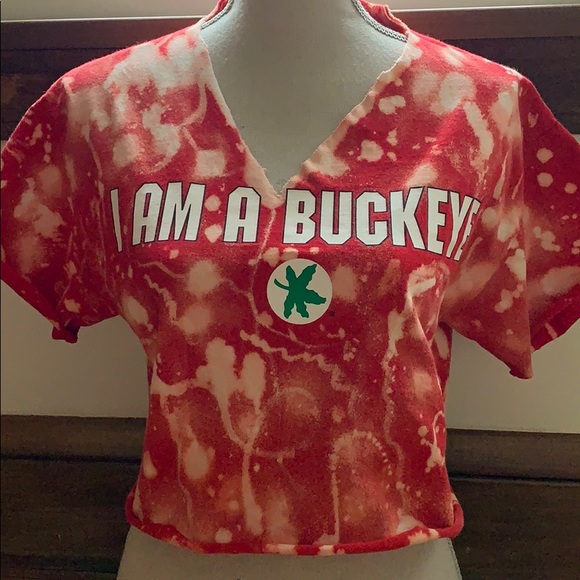 🏈Ohio State custom crop top🏈 Medium-Large - Picture 8 of 8